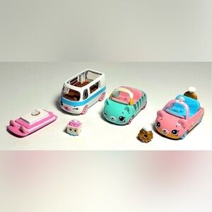3 Die Cast Shopkins Cutie Cars